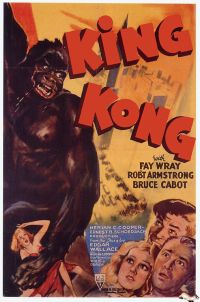 Stampa su tela King Kong 1942 Rerelease Movie Poster