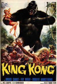King Kong 33 9 영화 포스터 캔버스 프린트