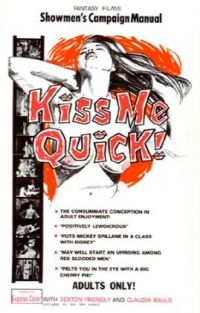 Stampa su tela Kiss Me Quick 2 Movie Poster