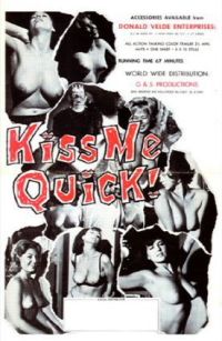 Stampa su tela Kiss Me Quick Movie Poster