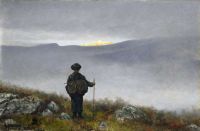 Kittelsen Theodor Severin Far Far Away Soria Moria Palacesshimmered Like Gold canvas print