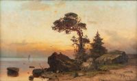 Klever Julius Sergius Von Sunset 1884 canvas print