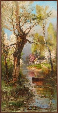 Klever Julius Sergius Von The Four Seasons Spring 1906 canvas print