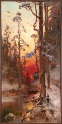 Klever Julius Sergius Von The Four Seasons Winter 1906 canvas print