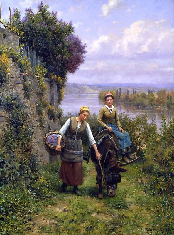 Knight Daniel Ridgway Returning Home canvas print