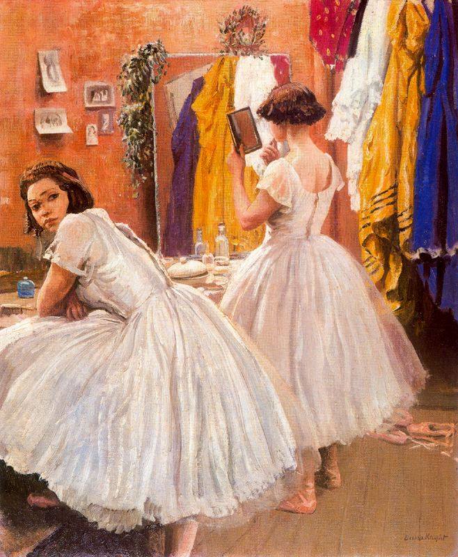Knight Harold A Dressing Room At Drury Lane Ca. 1952 canvas print
