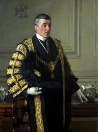 Ritter Harold Alderman William Roberts Oberbürgermeister von Cardiff