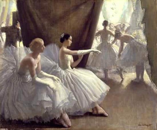 Knight Harold Ballet 1936 canvas print