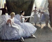 Knight Harold Ballet Ca. 1936 canvas print