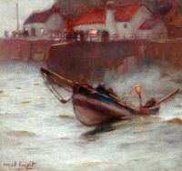 Knight Harold Coble At Staithes Ca. 1925