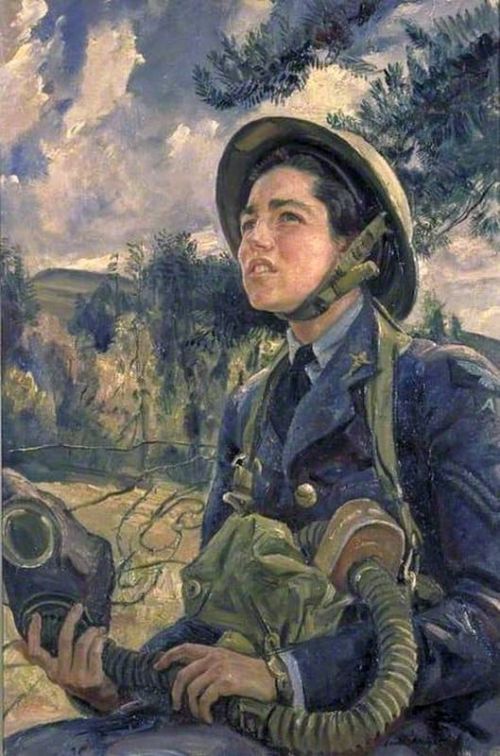 Knight Harold Corporal J. D. M. Pearson Gc Women S Auxiliary Air Force 1940 canvas print