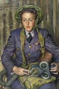 Knight Harold Corporal J. M. Robins Women S Auxiliary Air Force 1914 canvas print