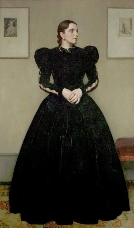 Knight Harold Ethel Bartlett 1896 1978 Pianist Ca. 1935 canvas print