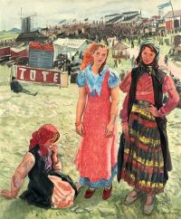 Knight Harold Gypsies At Epsom Ca. 1936 38 canvas print