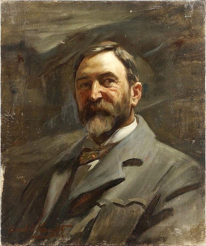Knight Harold Portrait Of A Gentleman canvas print