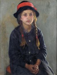 Knight Harold Portrait Of A Schoolgirl