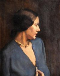 Ritter Harold Porträt der Frau des Künstlers