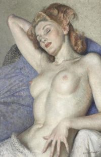 Knight Harold Sleeping Nude Ca. 1940s canvas print