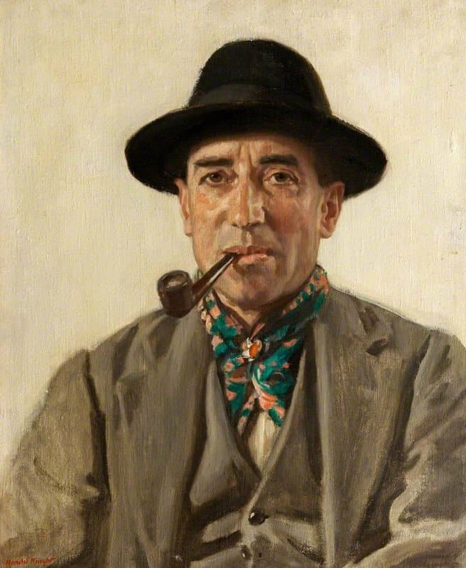 Knight Harold W. H. Davies 1871 1940 In Cornwall 1916 canvas print