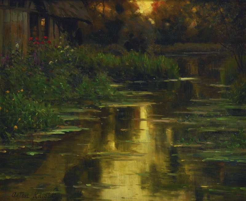 Knight Louis Aston Diana S Cottage canvas print