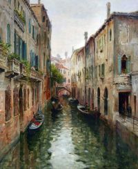 Knight Louis Aston Rio St. Aponal Venice canvas print