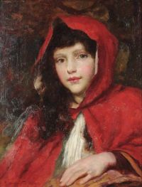 Knowles George Sheridan Little Red Riding Hood 1893 canvas print