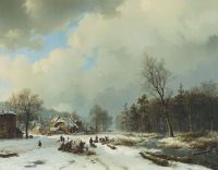 كويكويك مشهد الشتاء هيرمانوس الأكبر عام 1831