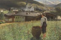 Köster Alexander Brixlegg Im Zillertal Tirol Ca. 1889 90 Leinwanddruck