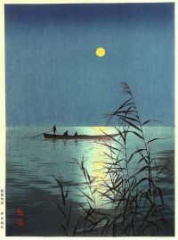 Koho Shoda Moonlit Sea - 1930 canvas print