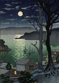 Koitsu Tsuchiya Maizuru Harbor At Night 1936 canvas print