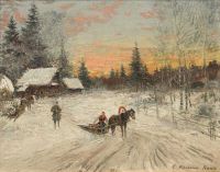 Korovin Konstantin Alekseyevich A Winter S Day