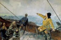 Krohg Leiv Eirikson Discovering America 1893 canvas print