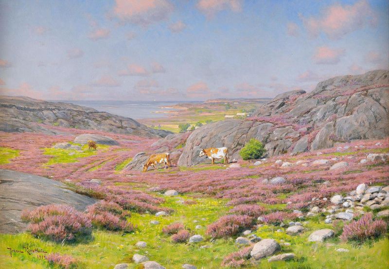 Krouthe N Johan Scene From Halland North Coast canvas print