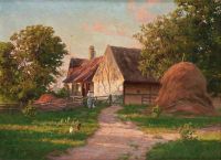 Krouthen Johan A Farm With Hens