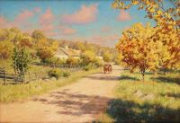 Krouthen Johan Autumn Landscape canvas print