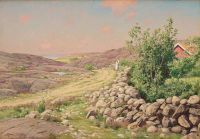 Krouthen Johan Landscape From Bohuslan On The Southwest Coast Of Sweden canvas print