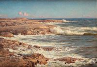 Krouthen Johan Rocks By The Sea Marstran canvas print