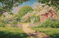 Krouthen Johan Summer Landscape canvas print