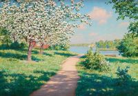 Krouthen Johan Summer Landscape 2 canvas print