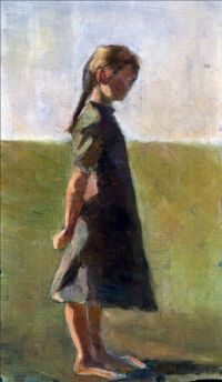 Kroyer Peder Severin Girl In Full Figure canvas print