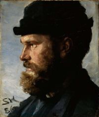 Kroyer Peder Severin Michael Ancher 1886 canvas print