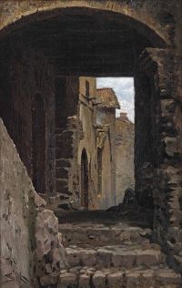 كروير بيدر سيفرين على الدرج سورا 1880