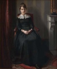 Kroyer Peder Severin Portrait Of Marie Triepcke canvas print