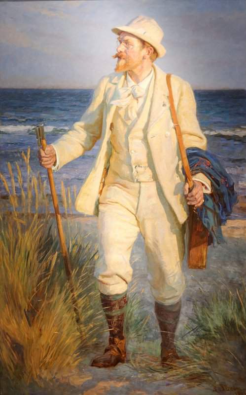 Kroyer Peder Severin Portrait Of Peder Severin Kroyer 1904 canvas print