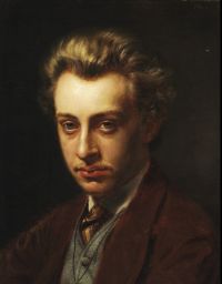 Kroyer Peder Severin Portrait Of The Painter Frans Schwartz 1869