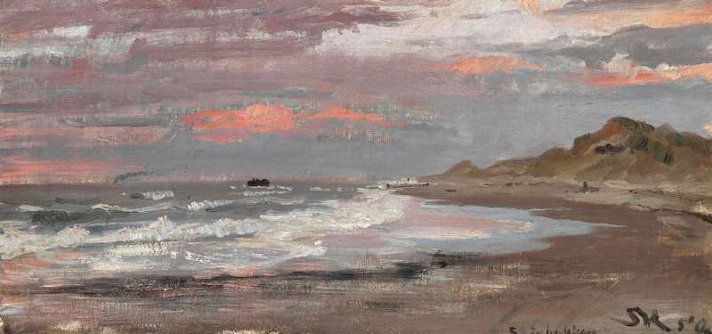 Kroyer Peder Severin View Over The North Sea South Of Skagen canvas print