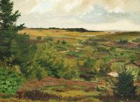 Kyhn Vilhelm View Of Overod Marsh canvas print
