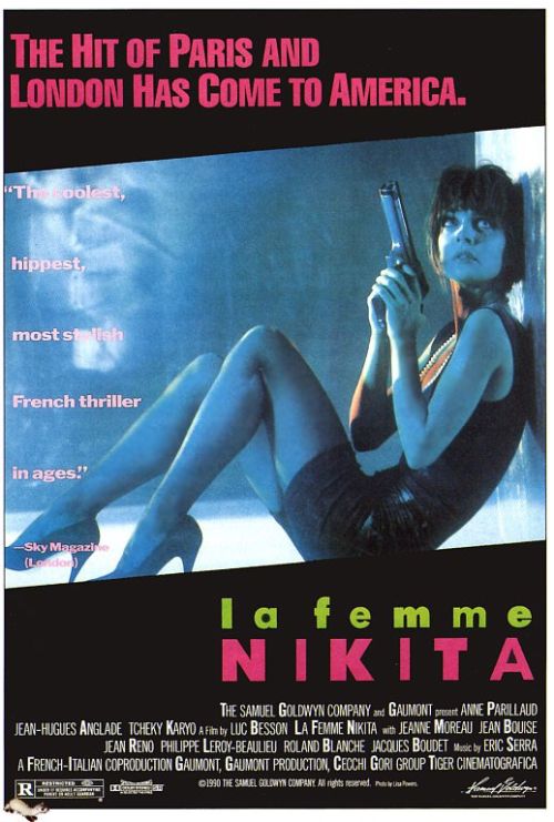 La Femme Nikita 1990 Movie Poster canvas print
