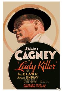 Poster del film Lady Killer 1933 stampa su tela