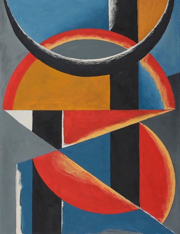 Tableaux sur toile, reproduction de Lajos Kass K Composition 1963